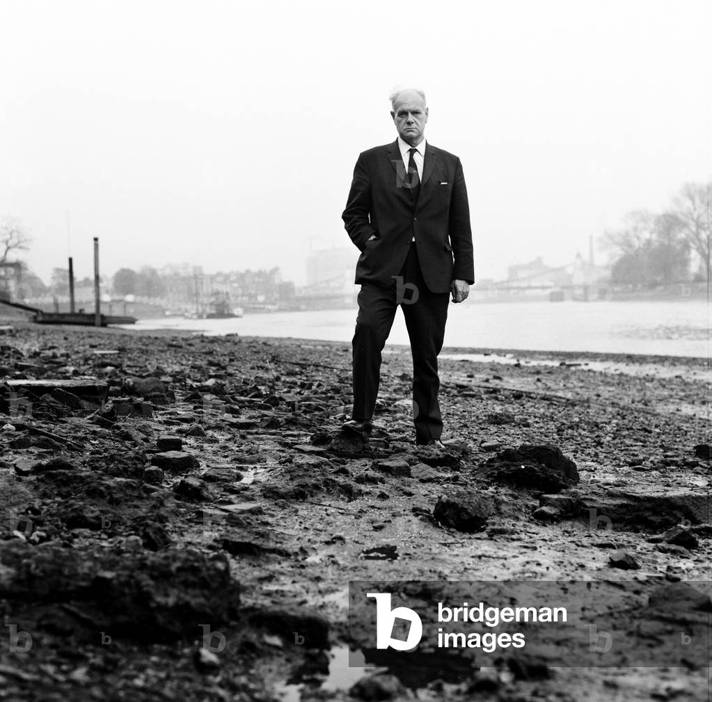 Chief Inspector John du Rose of Scotland Yard, May 1970 (b/w photo)