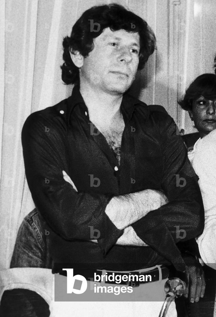 Roman Polanski, film director at the Cannes Film Festival, May 1979(b/w photo)
