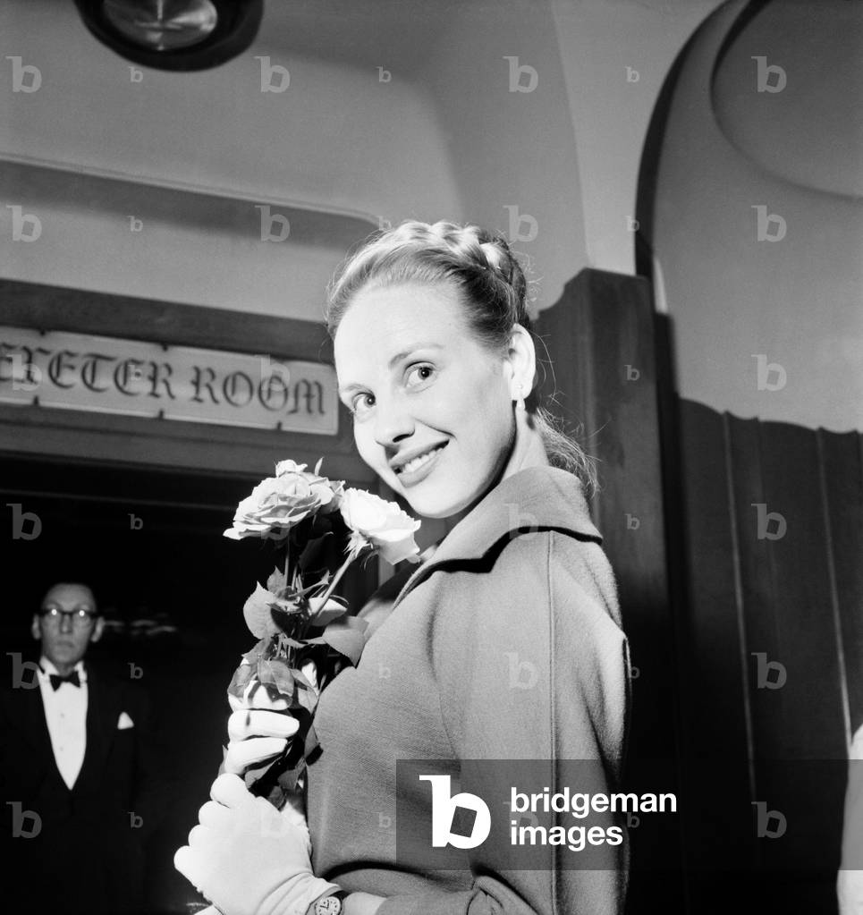 Woman at the Strand Palace Hotel.
