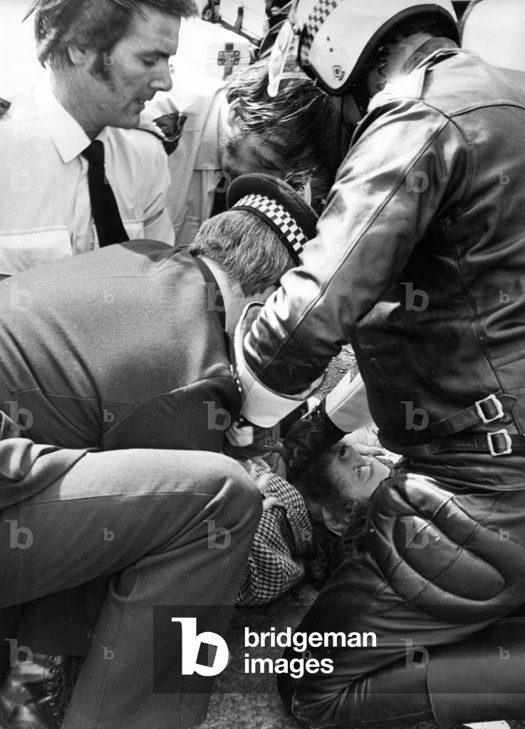 Prince Charles, The Prince of Wales during his visit to the North East, 31 May 1978 (b/w photo)