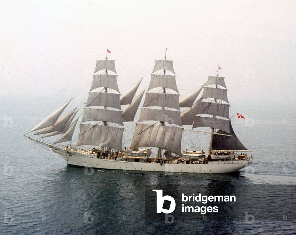 Plymouth to Lisbon Tall Ships Race, 1964 (b/w photo)