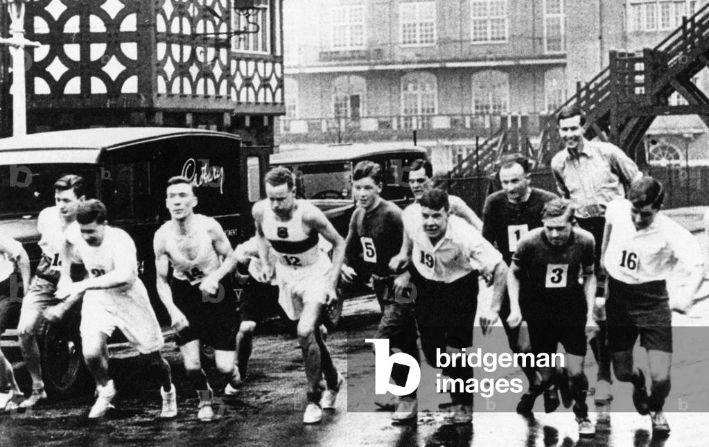 The Great Walk, Spring Walk 1939. An annual sporting event held at Cadbury's factory in Birmingham, Circa 1939.