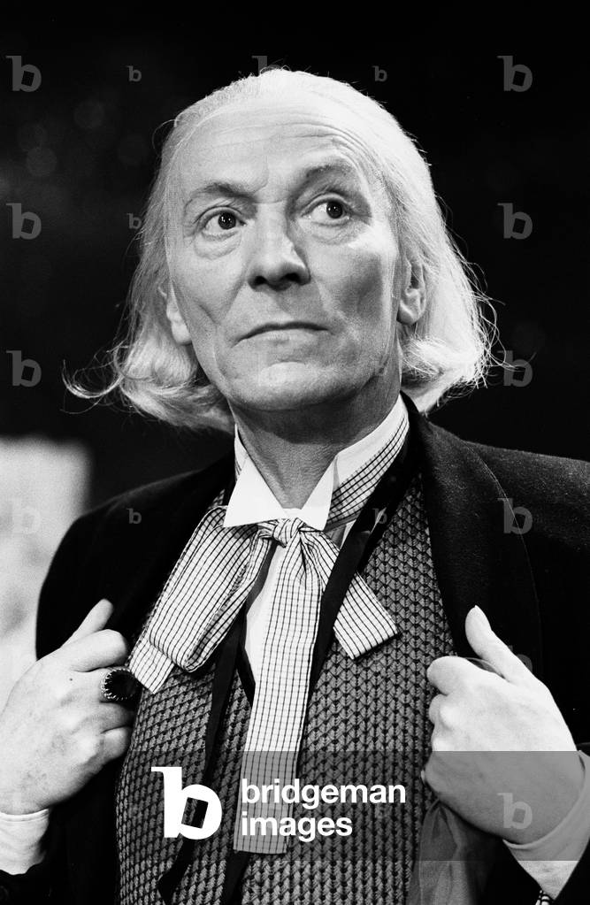 Actor William Hartnell - the first Doctor - pictured during rehearsals at Television Centre - Studio TC1 - 10th February 1965.