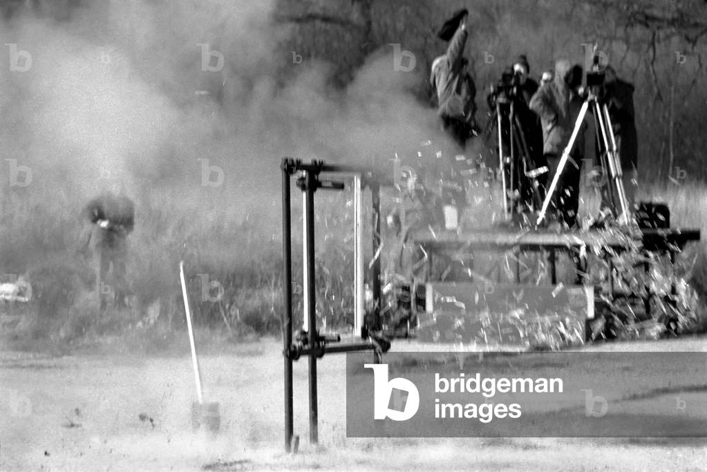 Safetykling, A Protective glass backing film from Ozalid, 27th February 1975 (b/w photo)