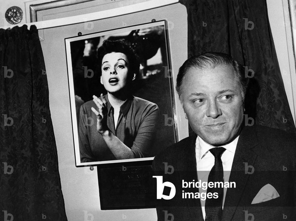 A memorial to international star Judy Garland was unveiled yesterday at the Palladium Theatre London. The memorial was unveiled by one of her great friends actor Richard Attenborough.