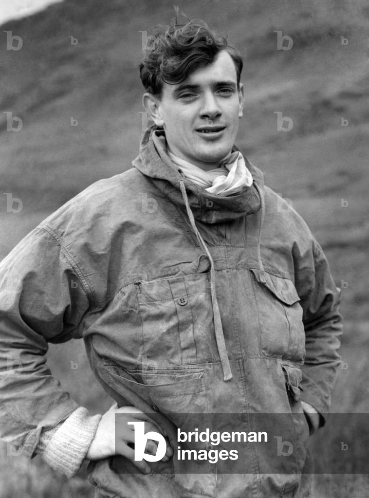 John Disley 23yrs old School master & British Olympic Hurdles hope who is to attempt to break the climbing record for the 14 Welsh 3,000 ft peakes in Snowdonia . August 1974