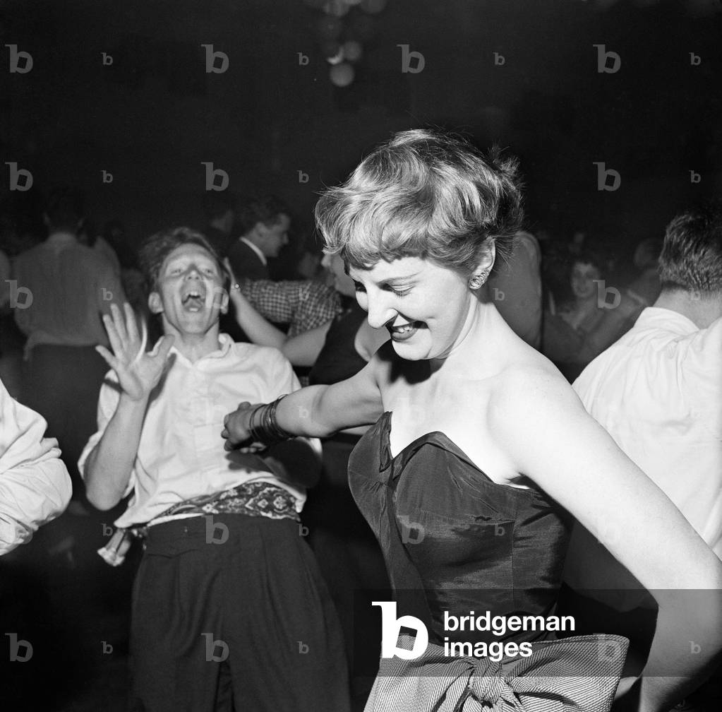 Cambridge University Jazz Club Ball. Cambridge, Cambridgeshire, 11th June 1954 (b/w photo)