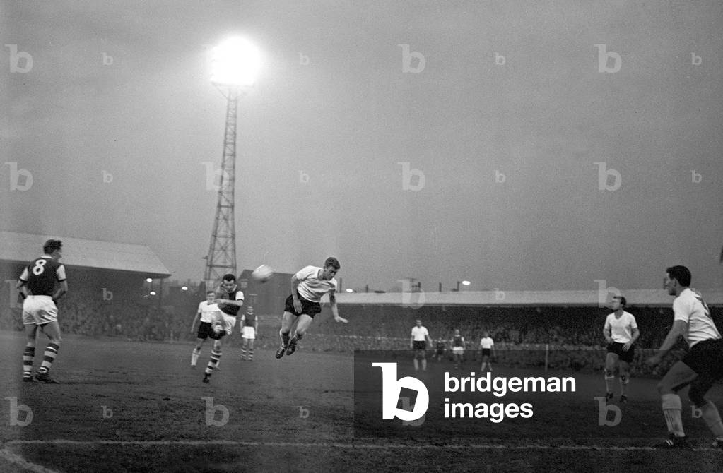 English League Division One match December 1962Ipswich Town 2 v Sheffield Wednesday 0Ipswich Town on the attackQ9781- 6 (photo)