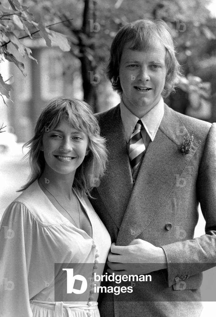 Wedding: Composer Tim Rice to Jane McIntosh. August 1974