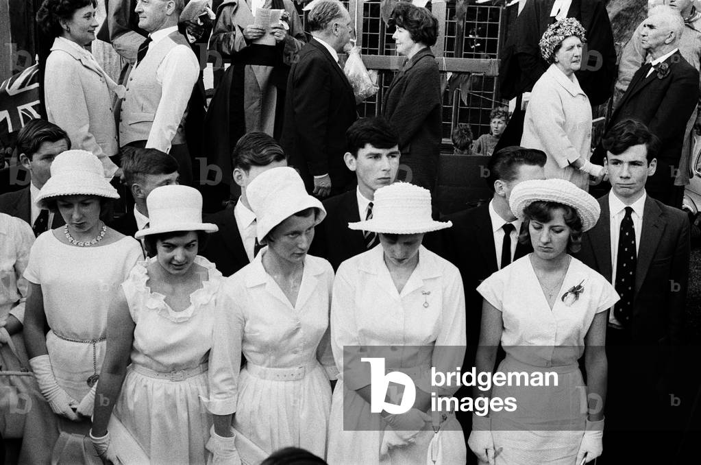 Dunmow Flitch procession through the streets of Dunmow, Essex. Dunmow holds a four-yearly ritual of the 