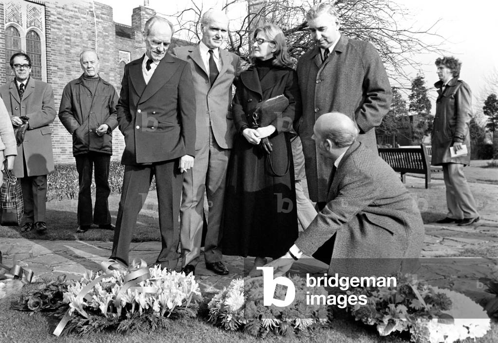 Dambusters Funeral Sgt. Charles E. Franklin. February 1975