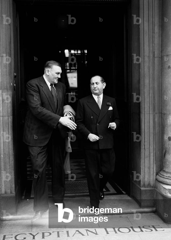 One of the accused Mr Maurice Williams, registered owner of Francasal and Santa Amaro, seen starting out on his five mile walk across Hampstead Heath.23rd July 1953.