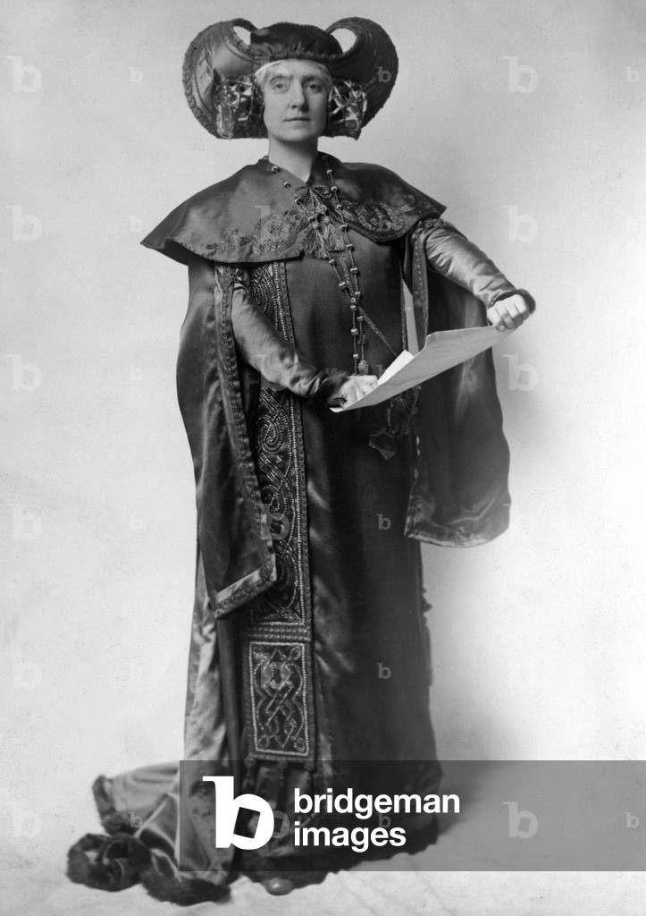 Scene from the play Princess Ida, 1st February 1922 (b/w photo)