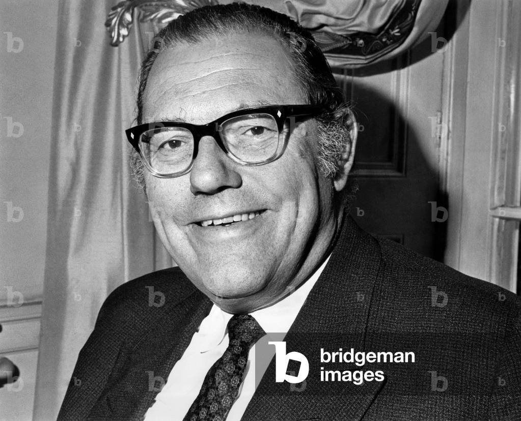 Conservative Party Shadow Home Secretary Reginald Maudling. October 1969