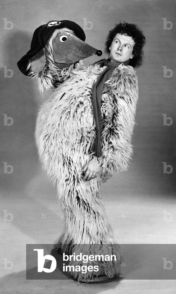 Mike Batt in his Womble outfit. Each of the outfits are hand made, a number of which are already in preparation. April 1974