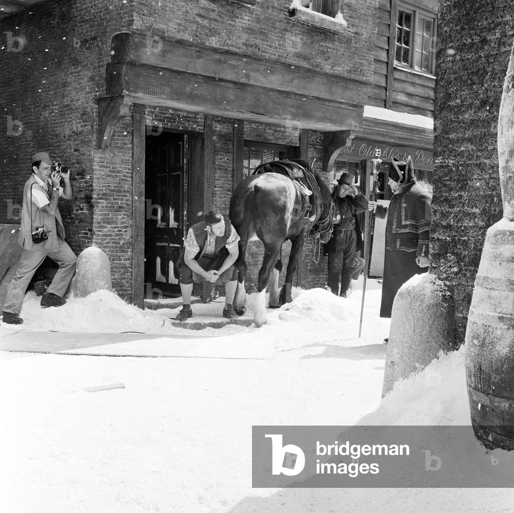 Filming of Oliver! at Shepperton studios, August 1967
