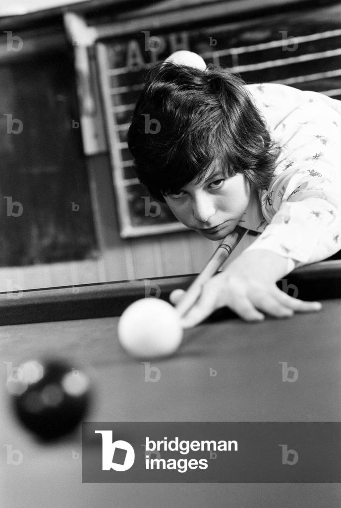 John Parrott, Snooker Player, 15th April 1978 (b/w photo)