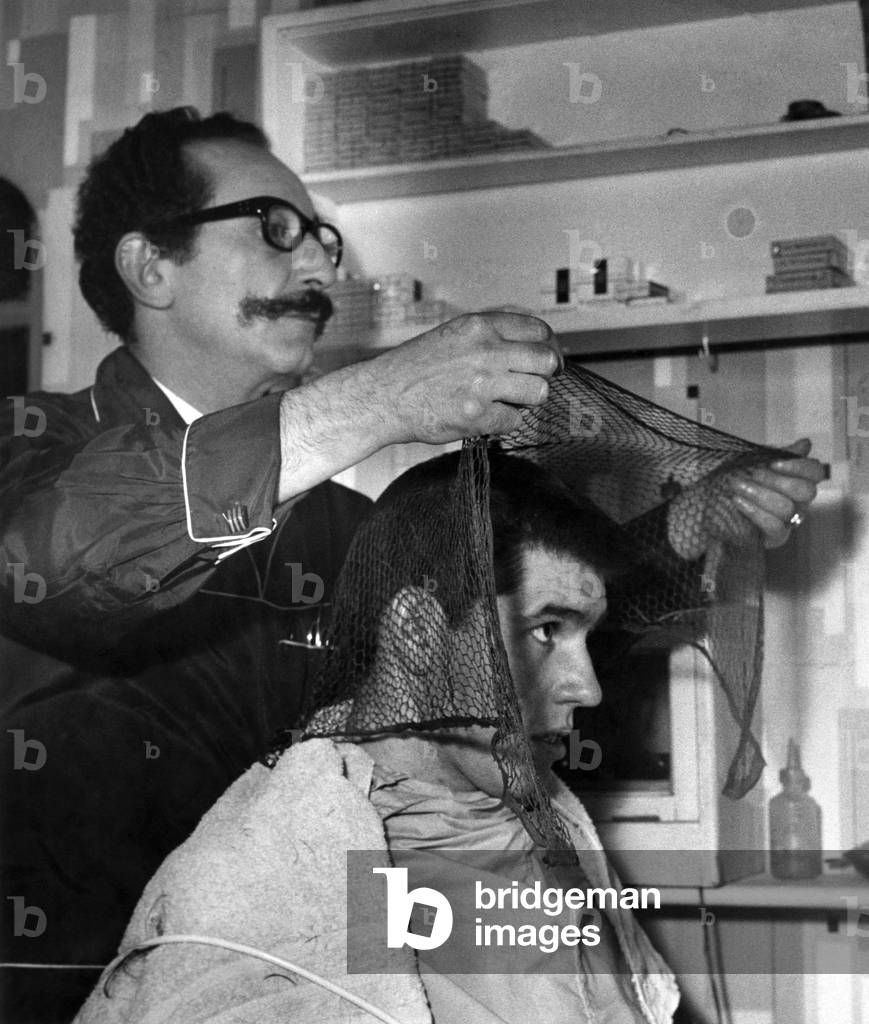 Teenage Hair Fashions. October 1963 (b/w photo)