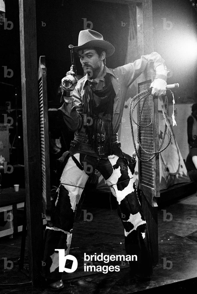 Village People pop band Cowboy, 22/04/1979 (b/w photo)