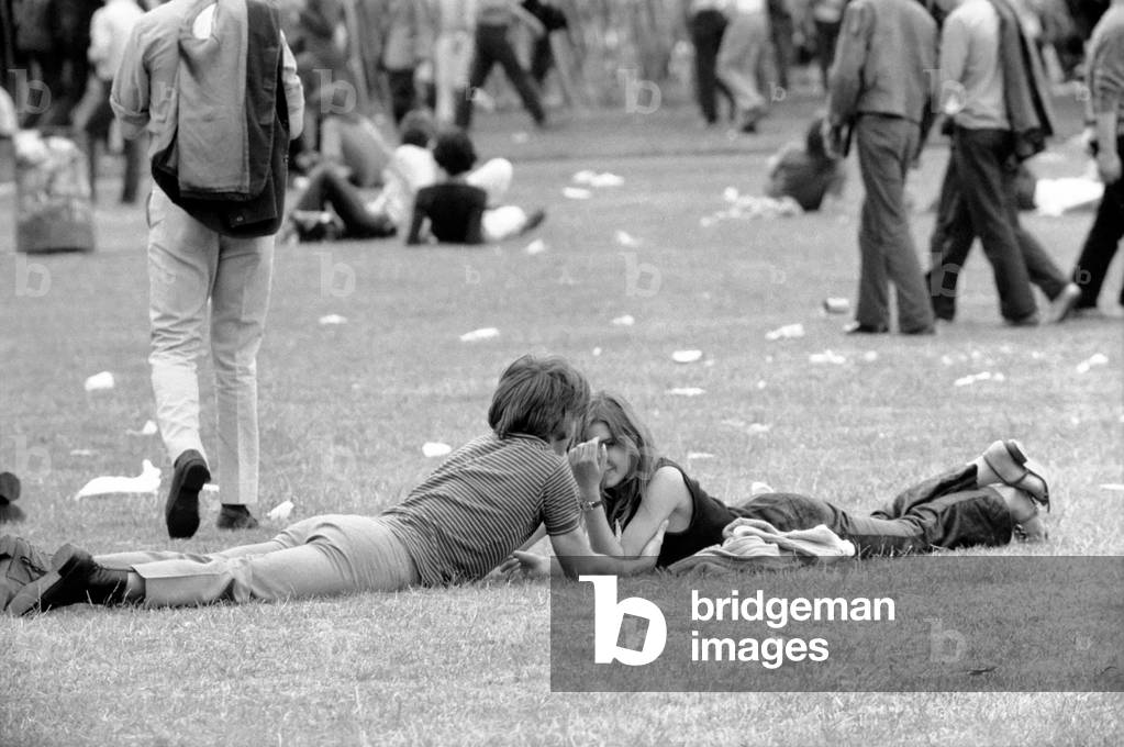 Hyde Park Pop Festival. July 1970