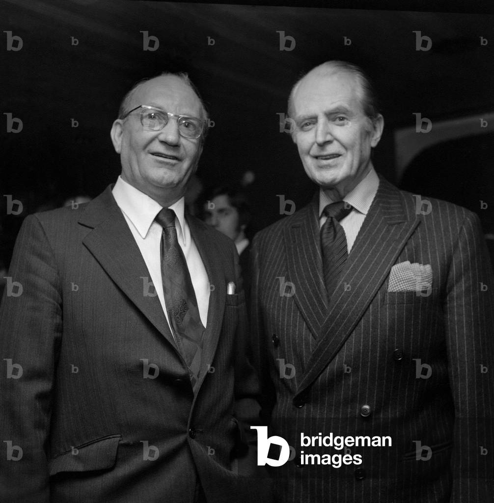 Jack Warner, famous as the TV policeman, Dixon Of Dock Green, made a surprise appearance at a police social evening in Byker, Newcastle, to say 