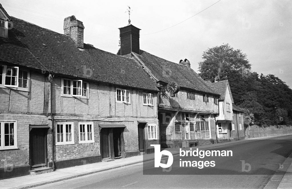 Views of the High Street, West Wycombe, c. 1945 (b/w photo)