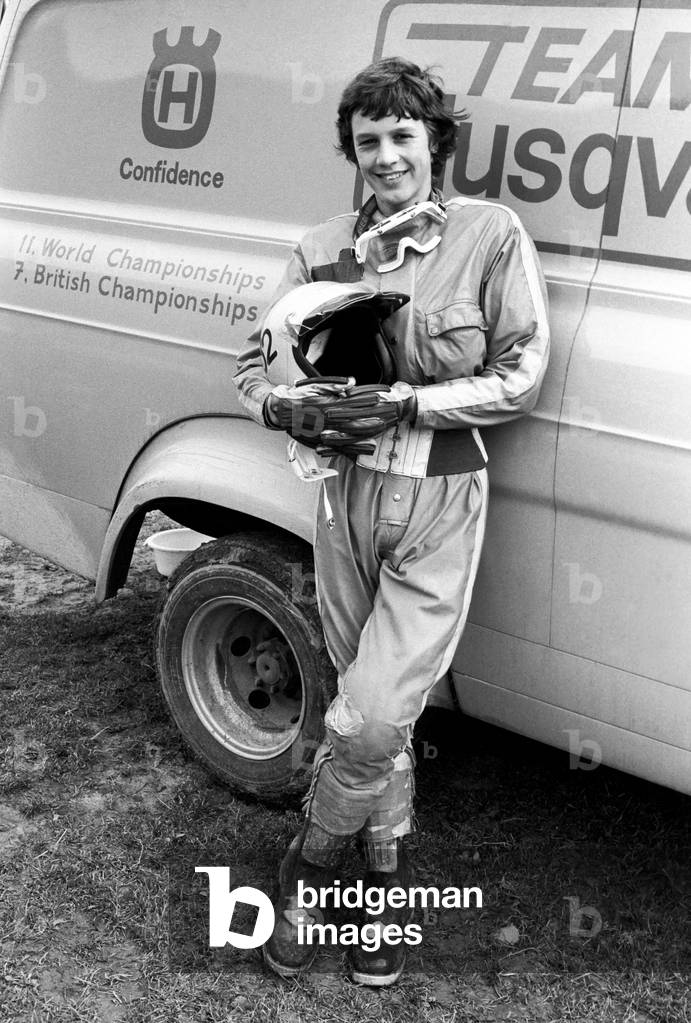 Schoolboys Scramble, 3rd March 1975 (b/w photo)