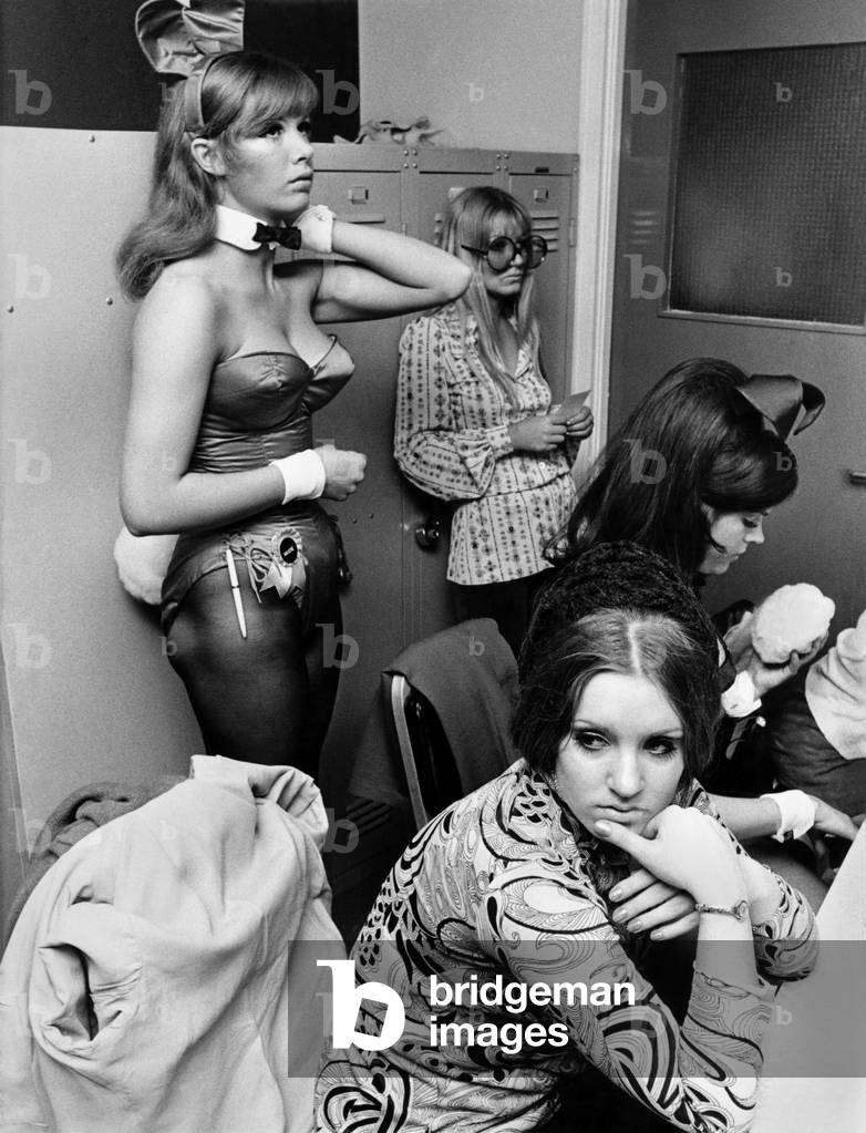 Bunny girl at the Playboy Club in London