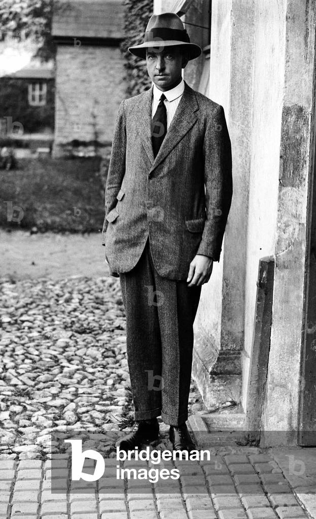 Tom Sopwith the aviation pioneer, October 1921 (b/w photo)
