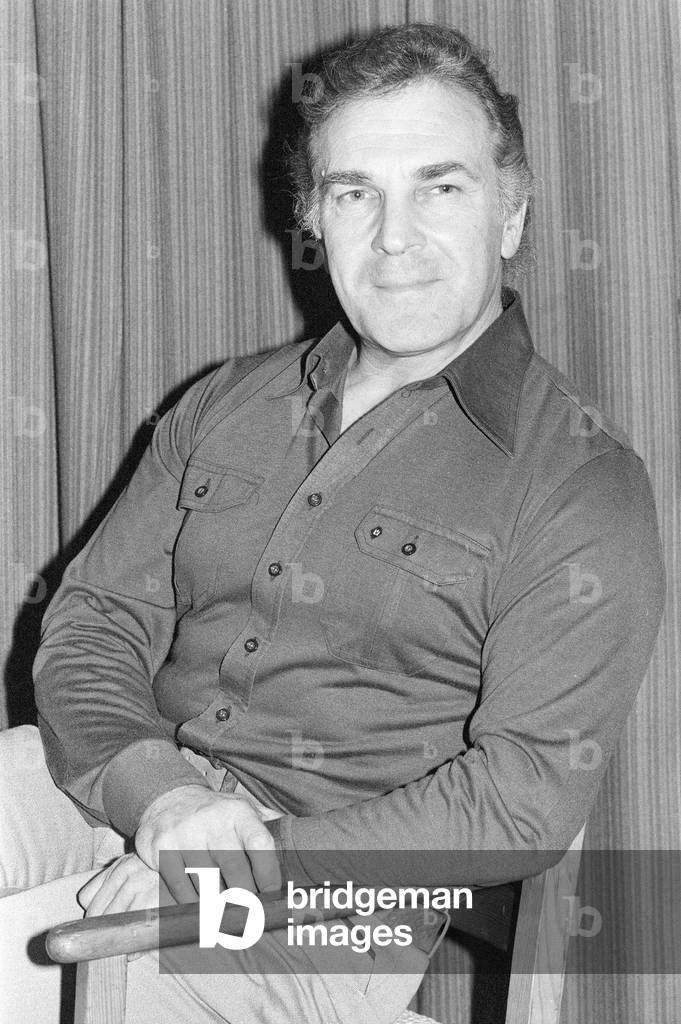 Ernest Maxin at rehearsals for Lennie and Jerry's BBC1 Christmas Special. 12th December 1979 (b/w photo)