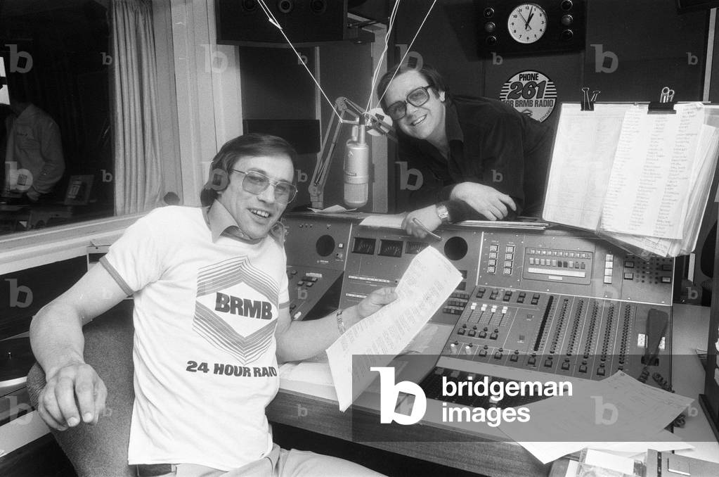 Bob Hopton, BRMB Radio, Programme Controller, 17th April 1980 (b/w photo)