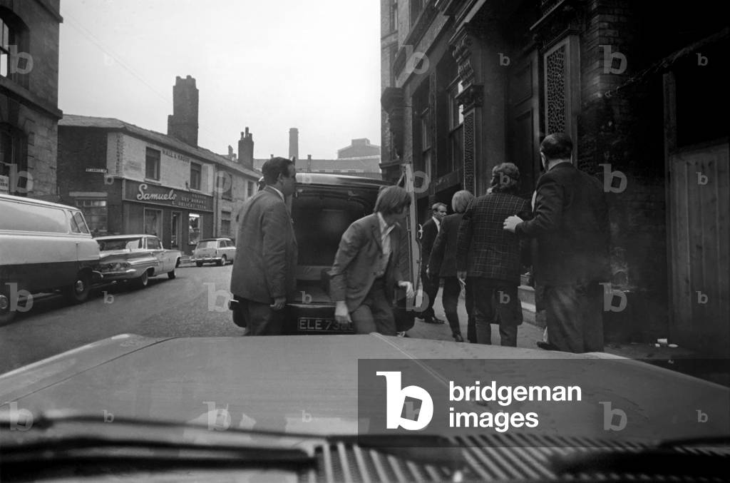 The Rolling Stones arriving at the Odeon Cinema in Manchester 3 October 1965 for their two shows.