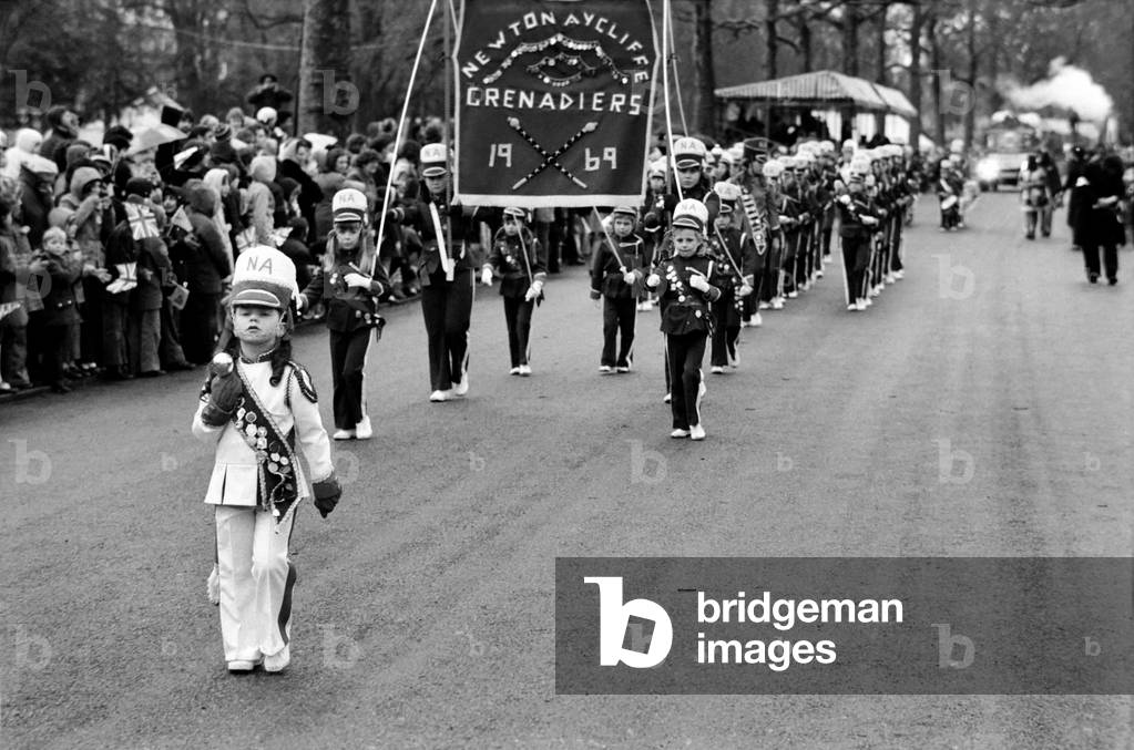 The Easter parade, Battersea Park, March 1975 (b/w photo)