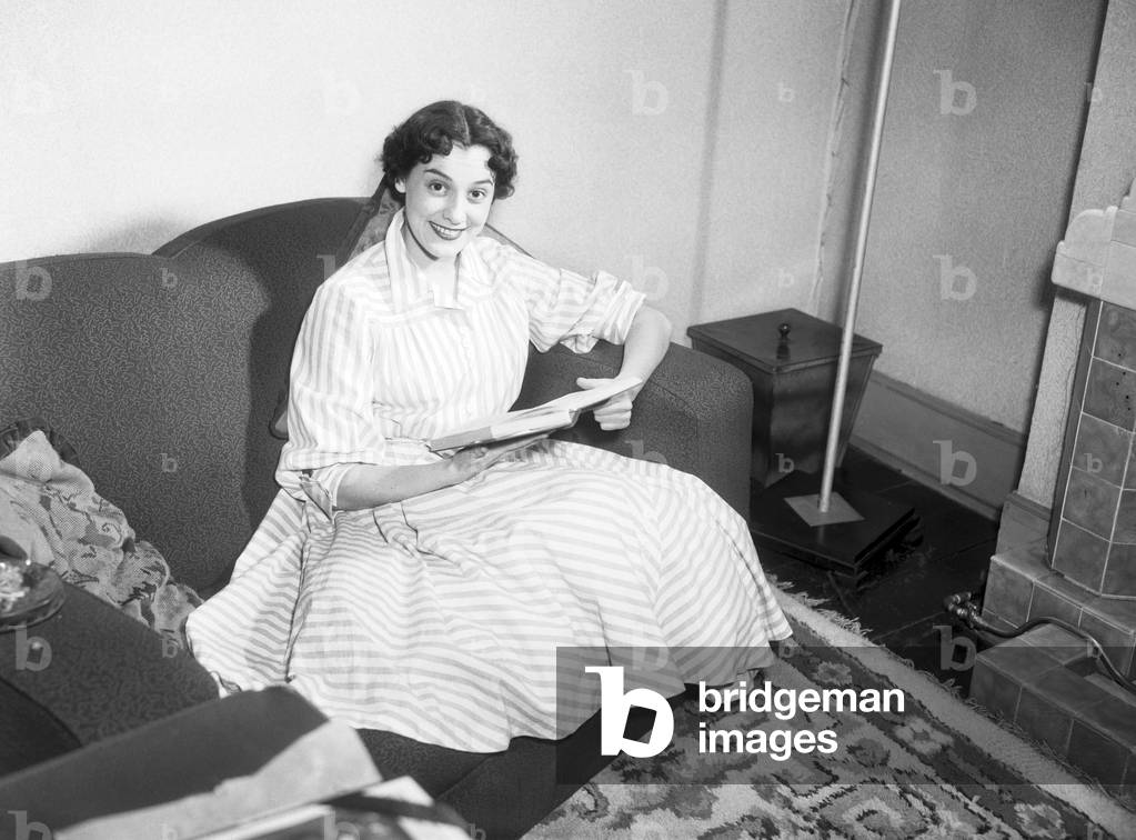 A portrait of Anne Rogers, who was born in Liverpool, and is an English actress, dancer, and singer. 15th January 1954 (b/w photo)