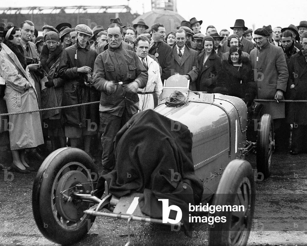 Captain Malcolm Campbell, April 1931 (b/w photo)