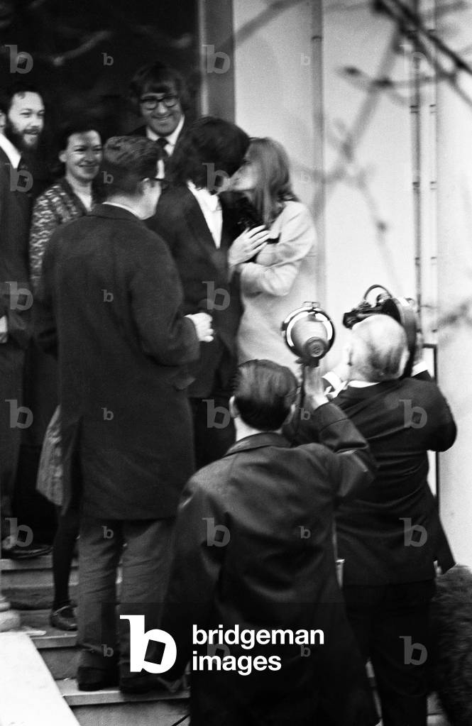 Civil Wedding of Paul McCartney & Linda Eastman, Marylebone Register Office, London, 12th March 1969.