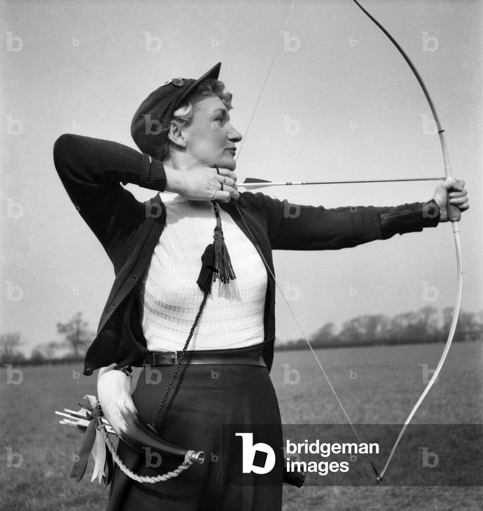 Mrs. Florence Suthers of the North Cheshire Bowmen