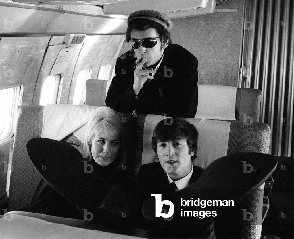 The Beatles, 7th February 1964 (b/w photo)