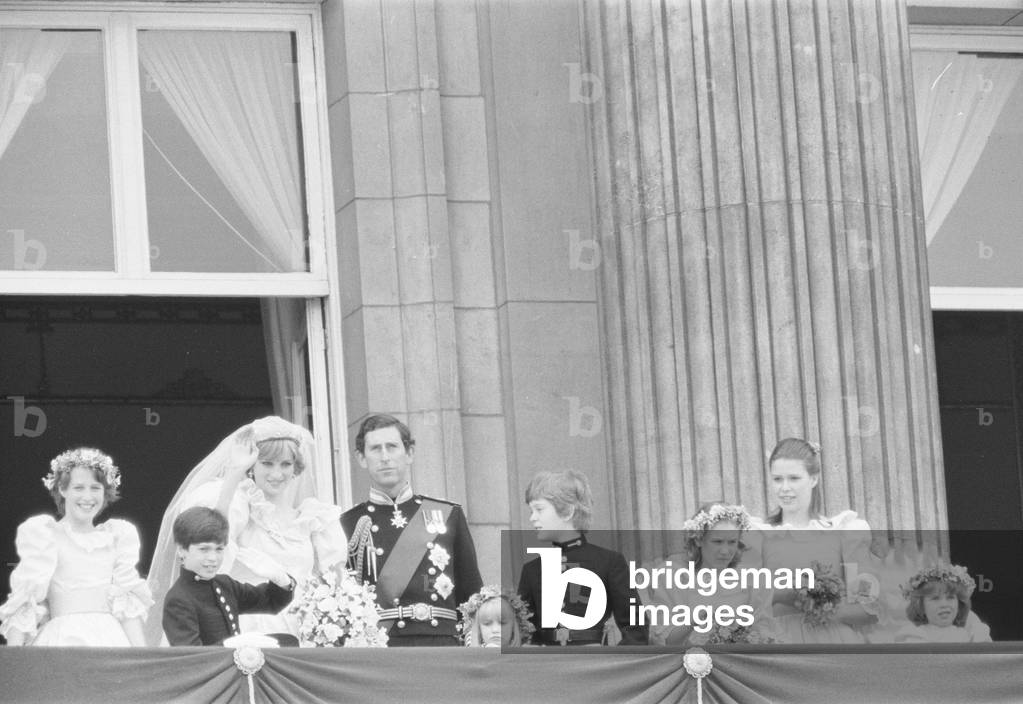 Wedding day of Prince Charles & Lady Diana Spencer, 29th July 1981.