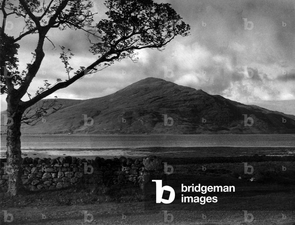 Loch Alsh, a sea inlet between the isle of Skye in the Inner Hebrides and the Northwest Highlands of Scotland, 30th March 1946 (b/w photo)
