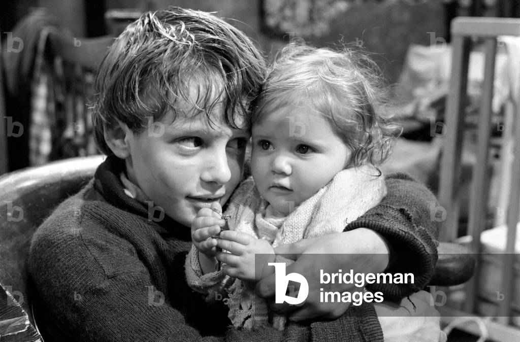 12 year old Michael Reynolds and 8 month old Claire Lewis were stealing the limelight on the set of BBC TV's 