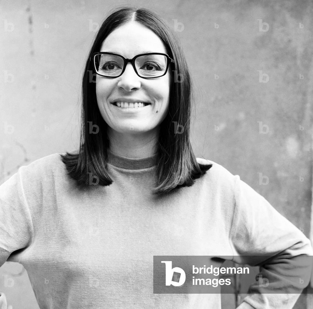 Nana Mouskouri, International Singing Star, pictured at her Belgravia flat in London, 24th February 1970.