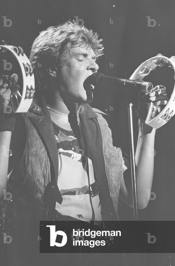 Duran Duran in Concert, Apollo Theatre, Manchester, 7th December 1983 (b/w photo)