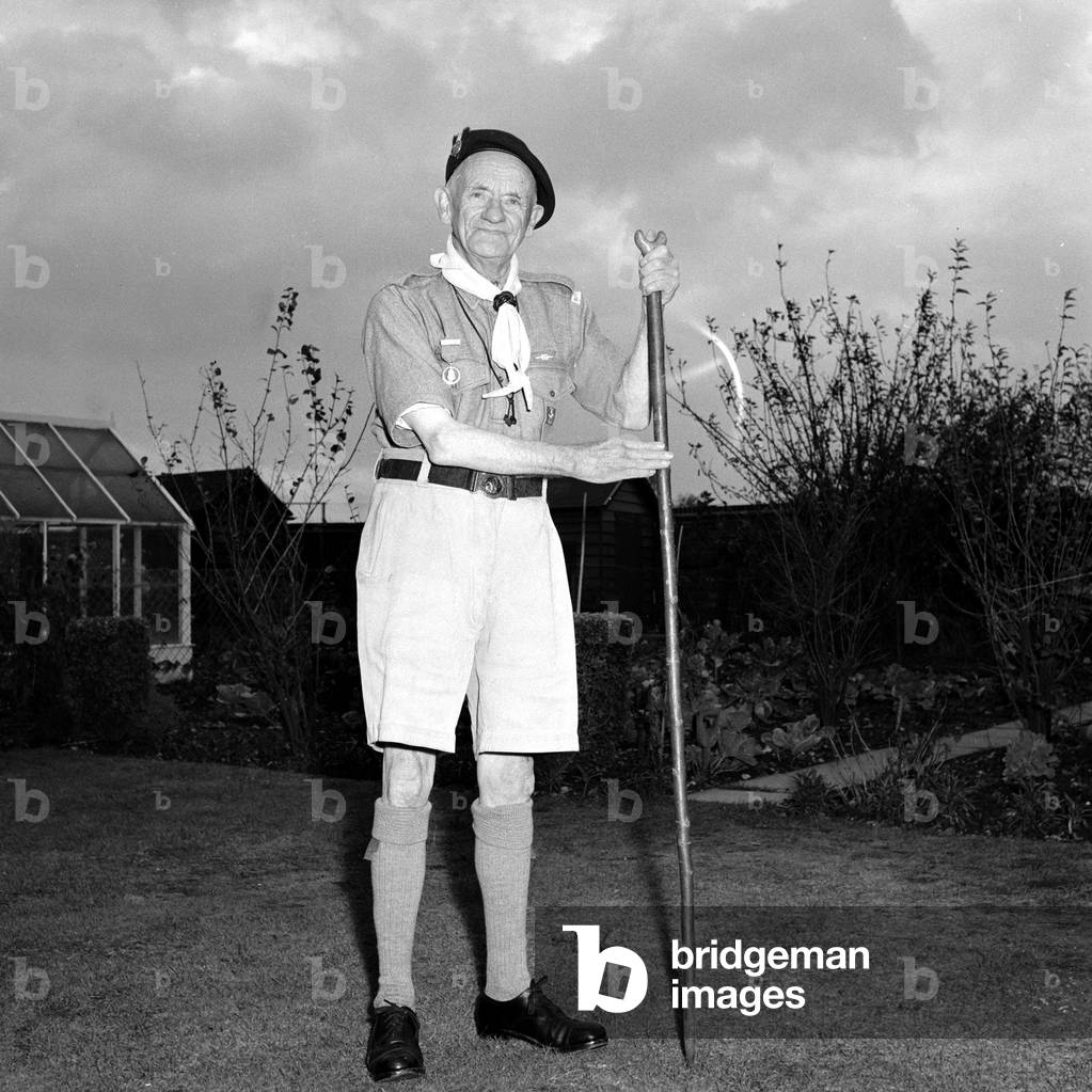 William Phillips aged 85 seen here in 1959 then one of the United Kingdoms oldest Scouts