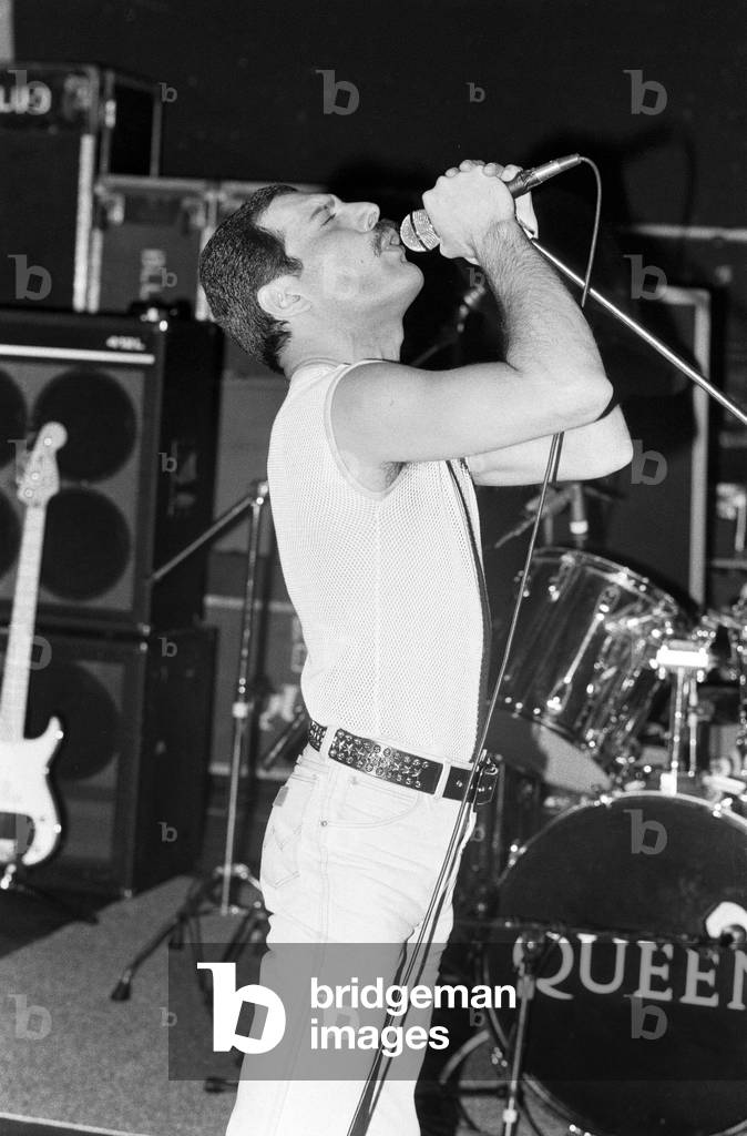 Rock group Queen, July 1985