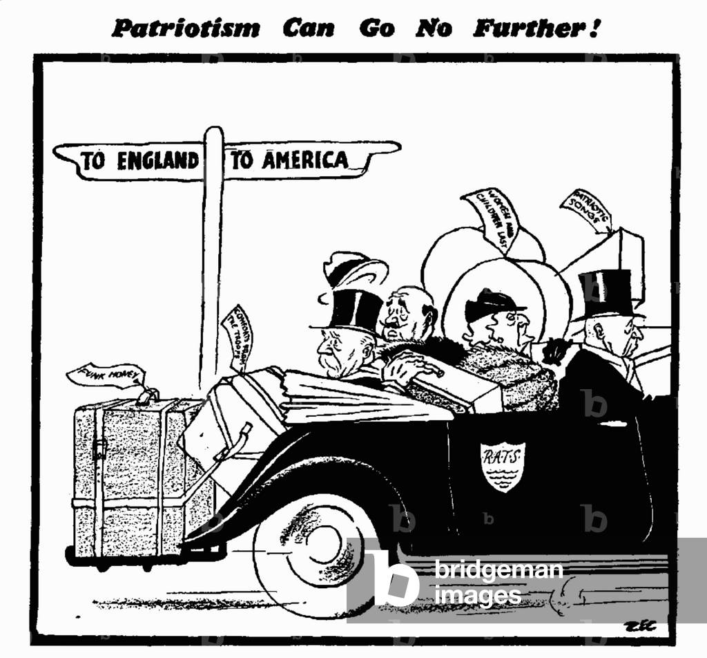 Patriotism Can Go No Further ! 31st August 1940 (b/w photo)