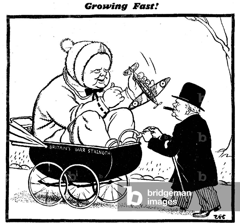 Growing Fast, Daily Mirror, 16th October 1940 (b/w photo)