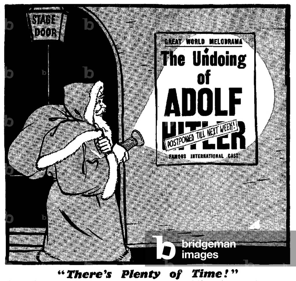 There's Plenty of Time. 23rd December 1939 (b/w illustration)
