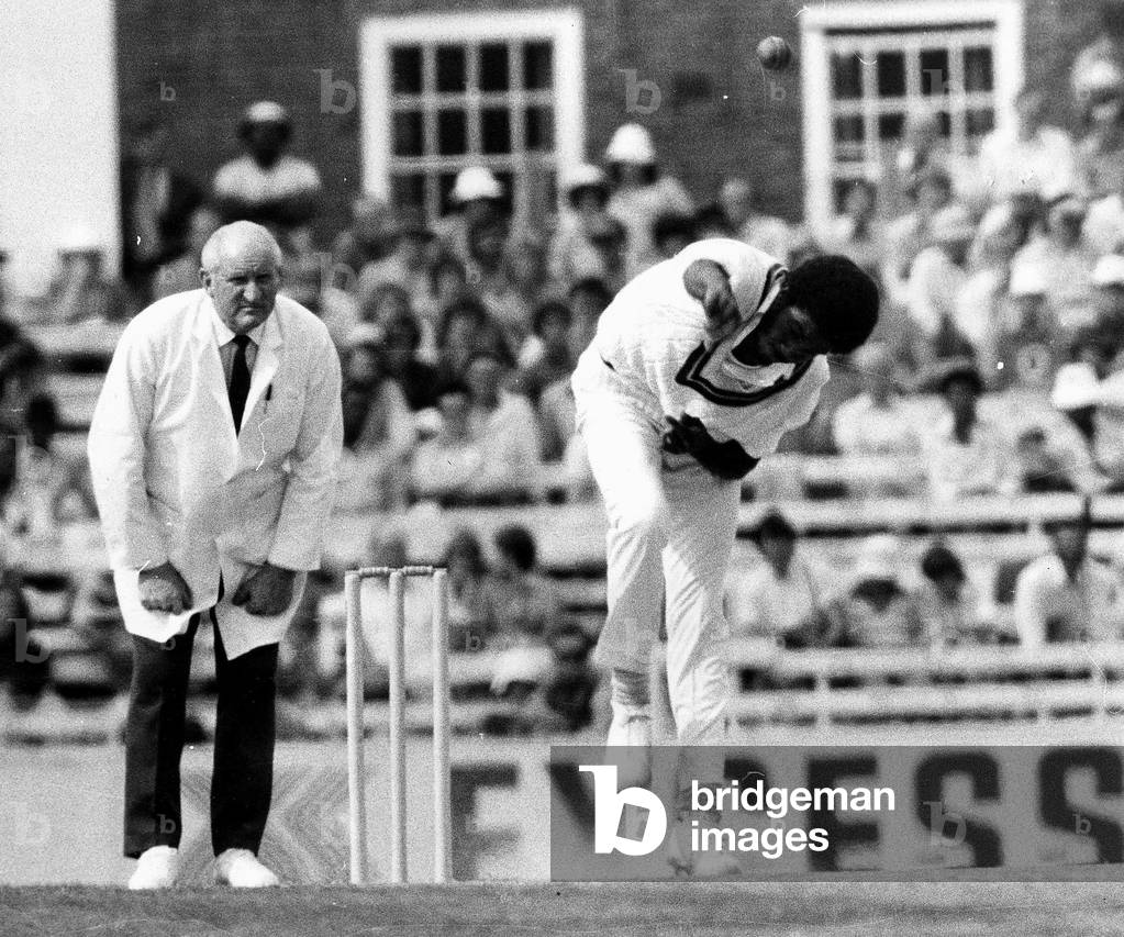 England v West Indies at Kennington Oval, London, Aug 12-17, 1976 (b/w photo)