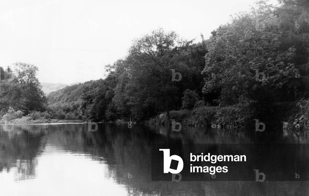 Country views of Herfordshire around Bredwardine, Symonds Yat and the river Wye. c.1970 (b/w photo)